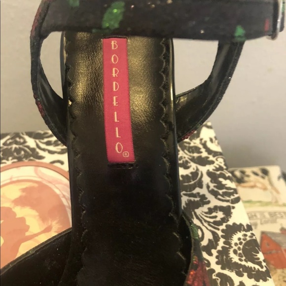 Bordello rockabilly cherry heels size 6 - Picture 3 of 8